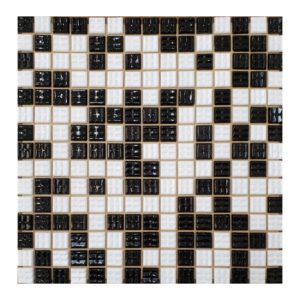 MIX PRETO E BRANCO PIGMENTADOS - PLACA DE 225 PEÇAS